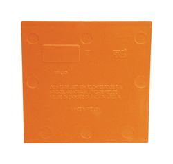 Cantex New Work Square PVC 3 gang Divider Plate Orange