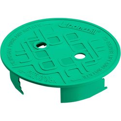 Underhill VersaLid 10 in. W X 2 in. H Round Valve Box Lid Green