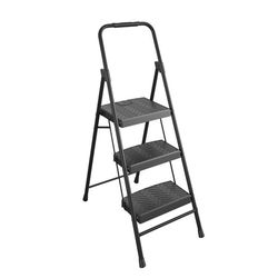 Cosco 53.54 in. H X 18.5 in. W X 2.36 in. D 300 lb. cap. 3 step Steel Step Stool