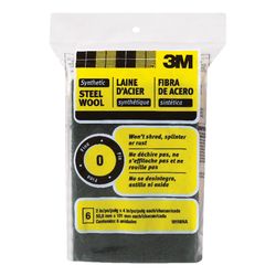 3M 0 Grade Fine Steel Wool Pad 6 pk