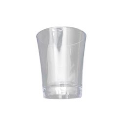 BarY3 2 oz Clear Polypropylene Disposable Shot Glass
