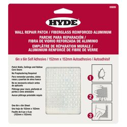 Hyde 6 in. W X 6 in. L X 1/4 in. Drywall Repair Sheets