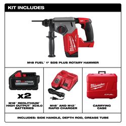 Milwaukee M18 FUEL Cordless Rotary Hammer Kit Kit (Battery & Charger)