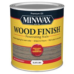 Minwax Wood Finish Semi-Transparent Slate Oil-Based Penetrating Wood Stain 1 qt
