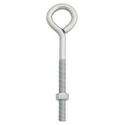 Hampton 3/8 in. X 6 in. L Zinc-Plated Steel Eyebolt Nut Included
