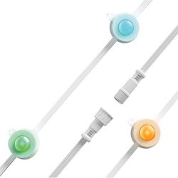 Feit Permanent LED Smart-Enabled Permanent Color Changing String Light Extension Multicolored 25 ft.