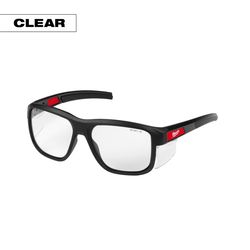 Milwaukee Full Frame Safety Glasses Clear Lens Black Frame 1 pair