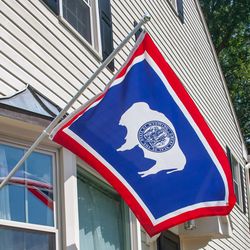Valley Forge Wyoming State Flag 0 in. H X 3 ft. W X 5 ft. L