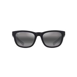 Maui Jim Kapii Sunglasses Unisex Matte Black Frame Neutral Gray Lens Polarized