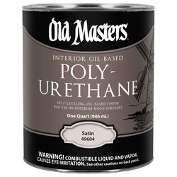 Old Masters Satin Clear Oil-Based Polyurethane 1 qt