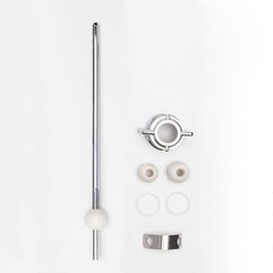 EasyPopUp Chrome Plated Plastic Universal Ball Rod Assembly
