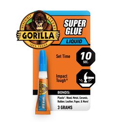 Gorilla High Strength Glue Clear Super Glue 3 gm