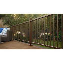 Fortress Railing Products Inspire Railing 32.5 in. H X 72 in. W X 2 in. L Aluminum Railing