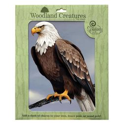 Spinfinity Designs Bald Eagle Tree Stake Multicolored Steel 14 in. H Tree Decoration