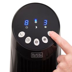 Black+Decker 36 in. H 3 speed Oscillating Tower Fan With Remote