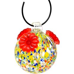 Songbird Essentials Gift Essentials Hummingbird 8 oz Glass Hummingbird Feeder Nectar Bird Feeder 3 p