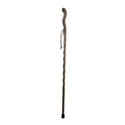 Brazos Walking Sticks 58 in. Brown Wood Cane