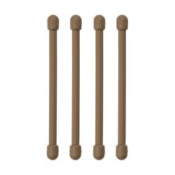 Nite Ize Gear Tie 3 in. L Brown Twist Ties 4 pk