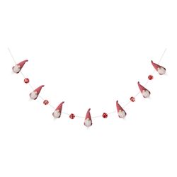 Glitzhome 6 ft. L Gnome Garland
