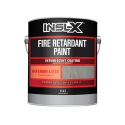 Insl-x Flat White Fire Retardant Paint 5 gal
