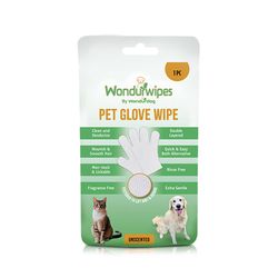 Wondurdog Wondurwipes White Unscented All Pets Glove Wipes 1.5 oz 1 pk