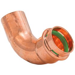 QuickFitting 1 in. Press in. FTG in. Copper 90 Degree Street Elbow