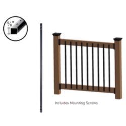 Fortress Railing Products Vintage Balusters 5/8 in. H X 5/8 in. W X 42 in. L Steel Baluster Railing