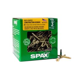 SPAX Multi-Material No. 10 in. X 3 in. L T-20+ Flat Head Serrated Construction Screws