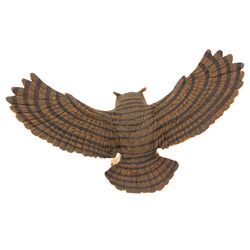 Safari Ltd. Wings of the World Birds Great Horned Owl Toy Brown