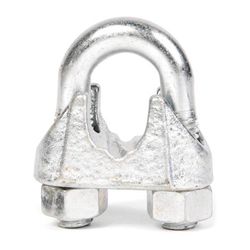 Koch Industries Zinc-Plated Forged Steel Wire Rope Clip 5/16 in. L