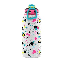Yukon Outfitters 32 fl. oz. Neon Splatter BPA Free Double Wall Water Bottle