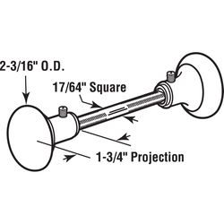 Prime-Line Polished Replacement Knobs