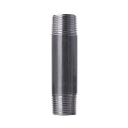 STZ Industries 1 in. MIP each X 1 in. D MIP Black Steel 5 in. L Nipple