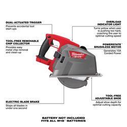 Milwaukee M18 FUEL 8 in. Cordless Brushless Circular Saw Tool Only