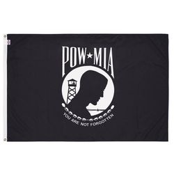 Valley Forge POW-Mia Military Flag 3 ft. W X 5 ft. L