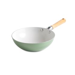 Nordic Ware Cardamom Aluminum Wok Green