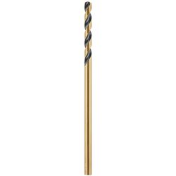 DeWalt Black & Gold 3/8 in. X 12 in. L High Speed Steel Split Point Aircraft Drill Bit Straight Shan