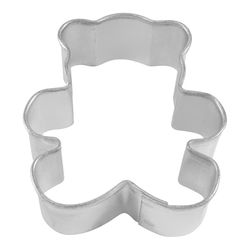 R&M International Corp 2 in. W X 2 in. L Mini Teddy Bear Cookie Cutter Silver 1 pc