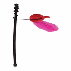 Chomper Kylies Brights For Cat Assorted Plush/Rope Feather Mouse Rattlers Large 1 pk