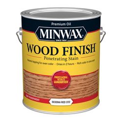Minwax Wood Finish Semi-Transparent Sedona Red Oil-Based Penetrating Wood Stain 1 gal