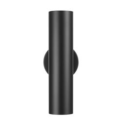 Globe Electric Matteo Matte Black Switch LED Wall Lantern
