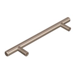 Amerock Contemporary Bar Cabinet Pull 5-1/16 in. Sterling Nickel Silver 1 pk