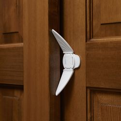 North States Toddleroo White Plastic Door and Window Lock 1 pk
