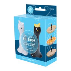 R&M International Corp Pie Bird Black/White 2 pc