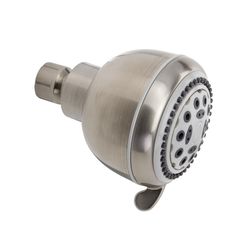 Keeney Stylewise Brushed Nickel Plastic 5 settings Showerhead 1.8 gpm