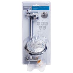 Oakbrook Collection Chrome PVC 5 settings Adjustable Showerhead 1.8 gpm
