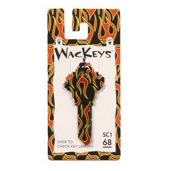 HILLMAN Wackey Flames House/Office Universal Key Blank Single