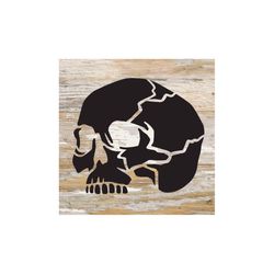 Solar X Second Nature by Hand 6 Skull Porch Sign