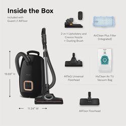 Miele Guard L1 All Floor Bagged Corded HEPA Filter Canister Vacuum
