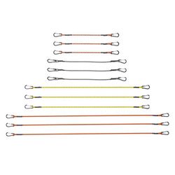 Keeper Assorted Carabiner Style Bungee Cord 18 in. L X 0.315 in. 12 pk